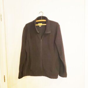 Bass Pro Shop Fleece Jacket Sweater Men's Full Zip Fishing Hiking Outdoor XL